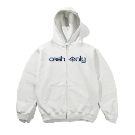 Cash Only Protocol Zip-Thru Hood, Ash