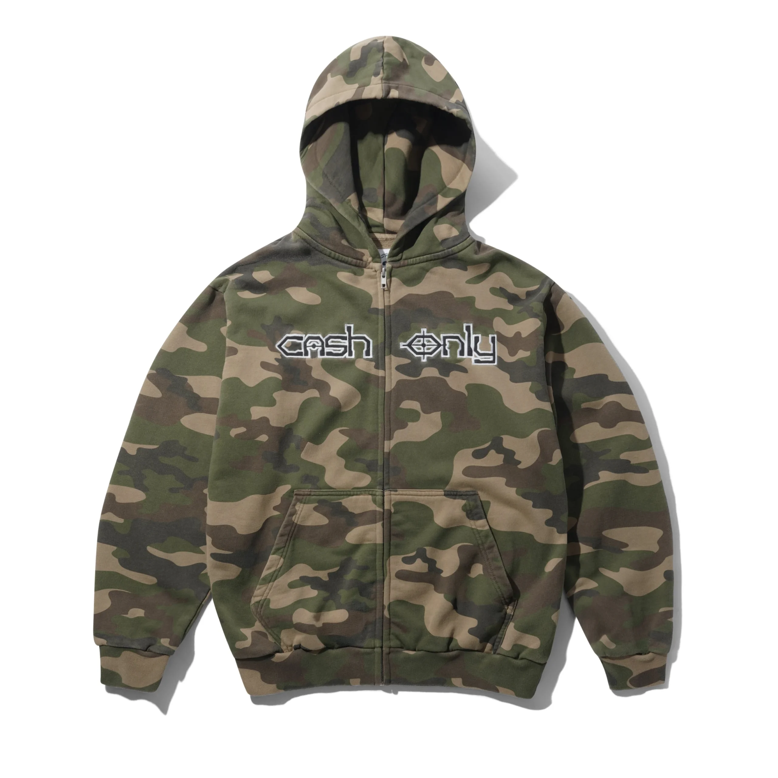 ProtocolZipThruHoodWashedCamo1 Cash Only Protocol Zip-Thru Hood, Washed Camo
