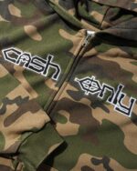 Cash Only Protocol Zip-Thru Hood, Washed Camo