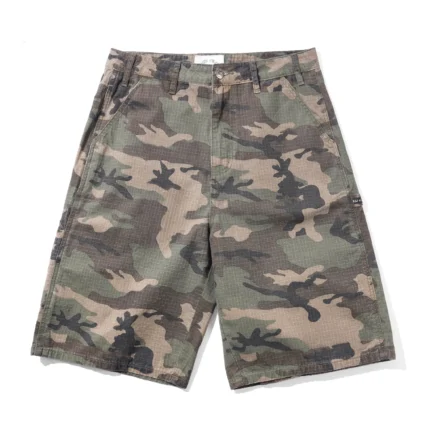 Cash only Ripstop Carpenter Shorts, Woodland Camo
