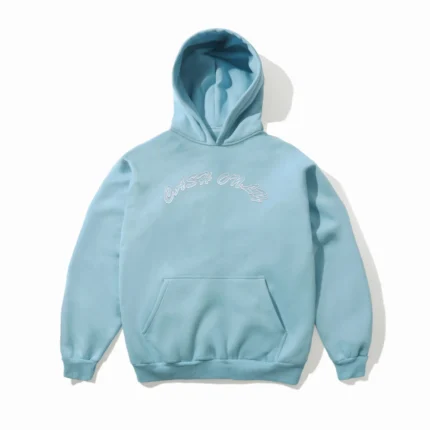 Cash Only Ripstop Logo Applique Pullover Hood, Sky