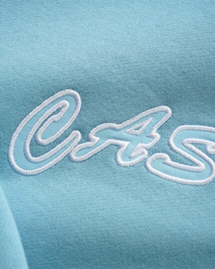 Cash Only Ripstop Logo Applique Pullover Hood, Sky