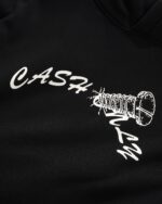 Cash Only Screw Logo Pullover Hood, Black