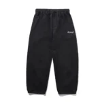 Cash only Script Fleece Sweatpants, Black