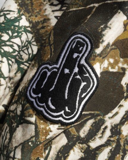 Cash Only Service Zip-Thru Hood, Foliage Camo