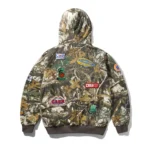 Cash Only Service Zip-Thru Hood, Foliage Camo