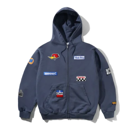 Cash Only Service Zip-Thru Hood, Washed Stone Navy